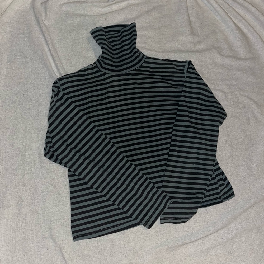 childrens striped turtleneck